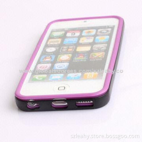 Hot selling PC and TPU mixed bumper case for iPhone 5/5s